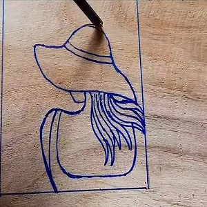 The sculpture is simple so that beginners can practice | Woodworking CLASS