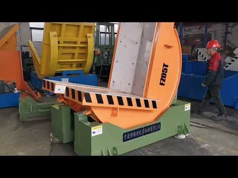 90-degree steel coil upender/Steel coil 90-degree tilter/Motorized steel coil 90° tilter