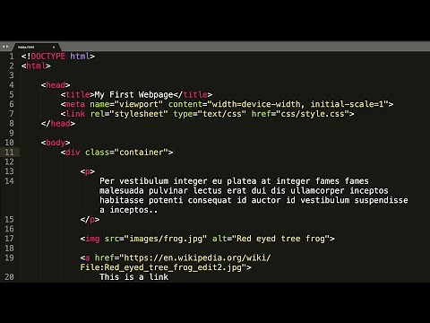 How to Develop a Webpage with HTML and CSS