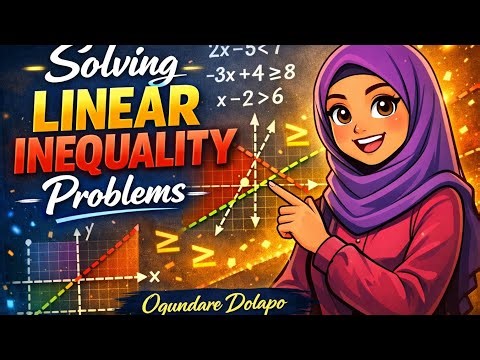 Solving Linear Inequality problems #maths #linearinequality 