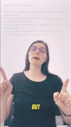 Learn Christian songs in ASL: God Gave The Wise men their wisdom #loveJesus #asl