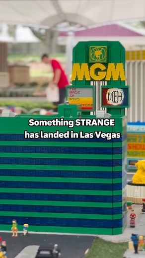 LEGOLAND Florida Resort on Instagram: "Something STRANGE has landed in Miniland Las Vegas at LEGOLAND Florida!👽 Our Master Model Builders are on the scene investigating this fig-nomenon. Come investigate these unidentified building objects for yourself! 🛸 #LEGOLANDFlorida #Miniland #Alien #LEGO #LasVegas #ThemePark #Halloween"