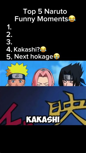 🏆Ranking Naruto Funny Moments😂🔥
