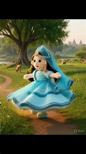 Gorgeous Handmade Doll Wearing Heritage Veil 🧵 #crochet #dolls #artisan