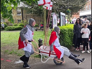 Pinner; St.George's Day - Wheelbarrow Race
