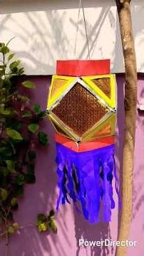 diy lamp making at home | diwali decoration #diwali #craft #shorts