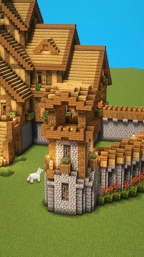 2.2K views · 55 reactions | Minecraft Ultimate Starter House  - Link in bio  #Minecraft | Rubill | Facebook