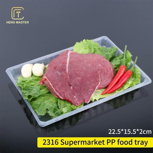 2316 PET & PP Food Tray for Supermarket Fresh Packaging Solutions 🛒