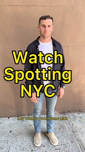 Watch Spotting in #NYC. #vintagewatch #zodiacwatch #zodiacseawolf #watchcollector #streetinterview #vintagerolex #rolex