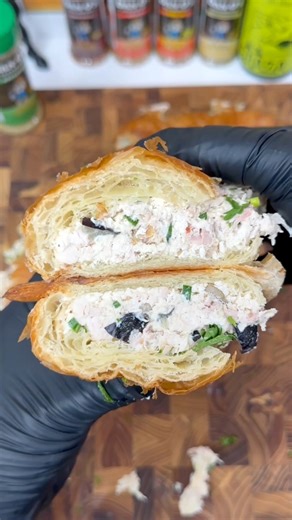 Costco chicken salad on a buttery croissant just hits different. Simple, delicious, and always a win. #easylunch #costcomeals #quickrecipes #familyfood #foodlover | Ryan Tyler Cooks