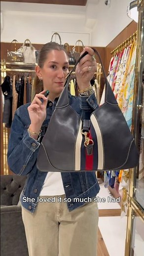 Follow ‪@WhatGoesAroundNYC‬ for more vintage designer luxury handbags ✨ Gucci Jackie Handbag History