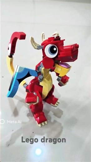 Lego dragon #lego #dragon #legoninjago #diy #building #ytshorts #babydragon