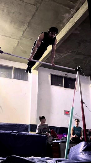 Gymnastics Training on Horizontal Bar Techniques