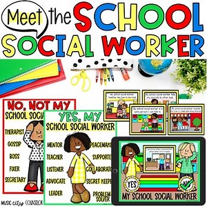 Meet the School Social Worker Lesson, Role of the Social Worker Activity Game