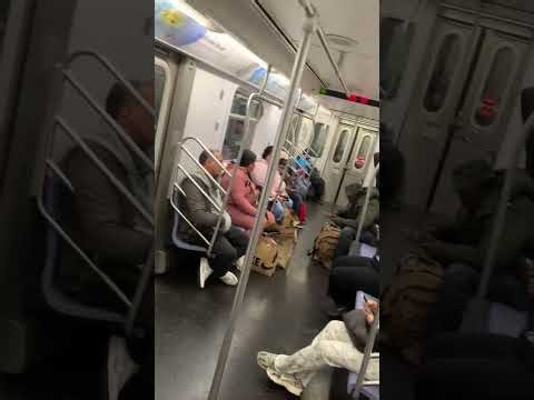 Me and Selena are Bombardier R142 4 Train at 110th Street.