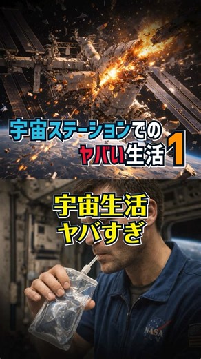 宇宙ステーションでのヤバい生活 1