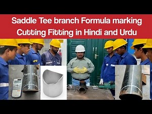pipe saddle marking and cutting | saddle | Saddle marking | saddle tee | saddle depth @Shoaib Nasir