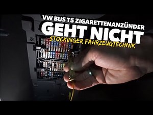 VW Bus T5 cigarette lighter defective