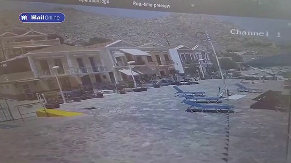 CCTV captures Dr Michael Mosley moments before he leaves the village