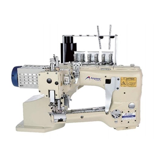 AS62GD-02MS-EUT/PS Direct drive 4- needle 6-thread feed-off-the-arm interlock sewing machine（for joining） | Feed off the arm machine | -HANGZHOU ANYSEW GARMENT EQUIPMENT CO.,LTD.