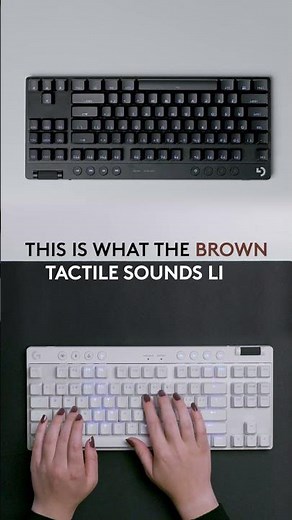 How do the keys sound on the PRO X TKL Keyboard?