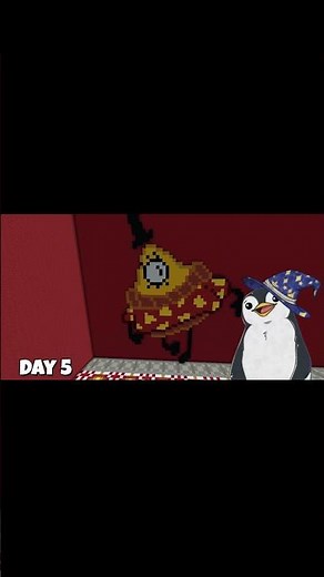 Minecraft Bill Cipher Pixel Gravity Falls Art Tutorial - Day #5 #minecraftbuilds