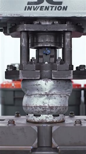 Gas cylinder Vs hydraulic press #craft #diy #ideas #hydraulicpress