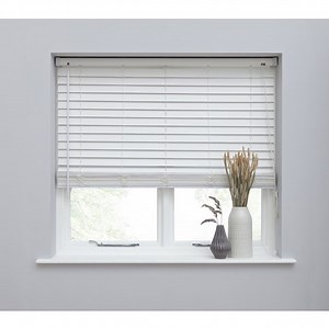Buy Habitat Faux Wood White 50mm Slat Venetian Blind - 90cm | Blinds | Argos