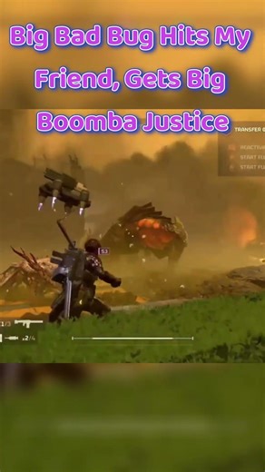 Big Bad Bug Hits My Friend, Gets Big Boomba Justice #shorts