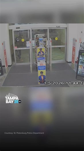 Officers said one robber forced their way behind the counter and shoved a clerk, while the other sprayed the clerk in the face with "a substance believed to be pepper spray." | Tampa Bay 28 - WFTS
