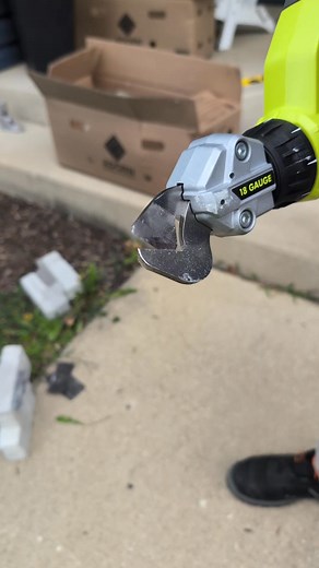 Testing New Battery powered metal shears | Revive Home Tips