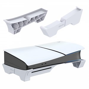Horizontal Stand Compatible with PS5 Pro/PS5 Slim Console, Base Stand Accessories for PlayStation 5 Slim/PlayStation 5 Pro Disc & Digital Edition