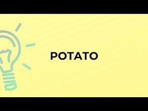 What is the meaning of the word POTATO?