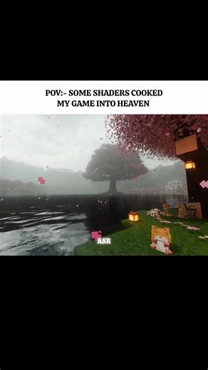 Satisfying Minecraft shaders...#minecraft #minecraftmemes #minecraftshorts