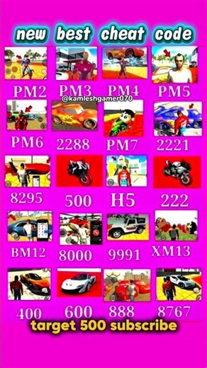 TOP 3 UNKNOWN CHEAT CODES! 🔥😱 (Real or Fake?) #shorts #indianbikedriving3d #viral