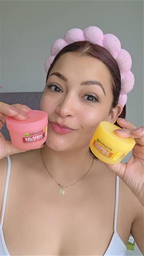Estas cremas de Garnier de vitamina C toque seco y colágeno me encantan cuando quiero un efecto mate