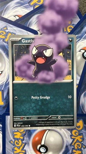 Gastly Card Showcase —Pokémon Art! #PokemonCards #PokemonTCG #Gastly #PokemonOpening #PokemonCardArt