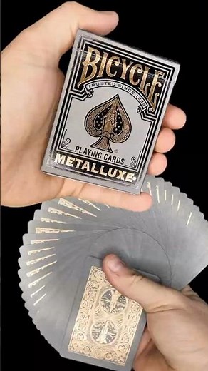 Bicycle Black and Gold Metalluxe Playing Cards