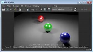Render a sequence of frames interactively
