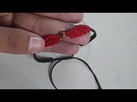 DIY PULSERA DE ALAS EN MACRAME | DIY MACRAME WING | MACRAME BRACELET | DIY WINGS BRACELET