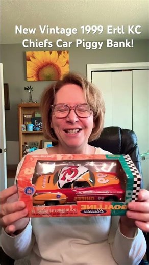 KC Chiefs New Vintage 1999 Ertl Car Piggy Bank! Rare! Sunflower Flipper EBay. Please Subscribe 🌻