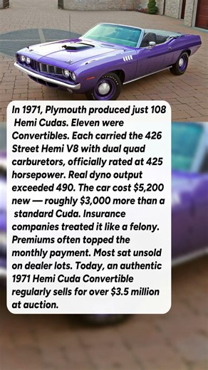 The Hemi Cuda Nobody Wanted — Until Now #shorts #automobile #cars