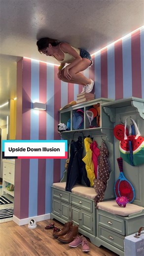 Upside down illusion - were you expecting this ? Upside down illusion, illusion, illusions, bts, behind the scenes