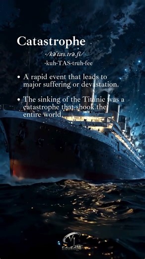 Stop Using ‘Disaster’! | Learn Catastrophe | With a Powerful Example | VJ EduEdge