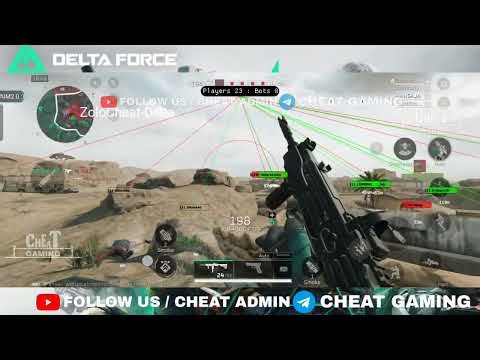 Delta force Cheat Aimbot Menu 2026 ( Aimbot & ESP!) | iOS + Android - ( Global & Garena ) Gameplay 🔥