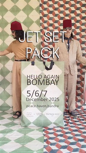 The Living Room Story on Instagram: "Dragging a giant bag full of Flame because travelling light is not our thing! 🤪🫶🏻 @anaitashroffadajania x The Living Room Story x @theflamestore ‘s #HolidayEdit happening this weekend!! 💥 📆: 5th, 6th & 7th December ⏰: Friday & Sunday - 11 AM to 7 PM Saturday- 11 AM to 9:30 PM 📍: Peace Haven, Bandra"