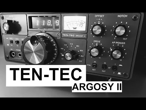 Ten-Tec Argosy II 🥇 Overview & on-the-air 🥇 K1USN SST CW QSOs