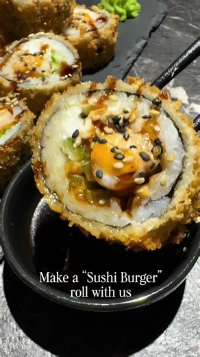 Discover the Sushi Burger: A Tempura Twist