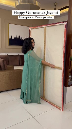 Happy Gurunanak Jayanthi to all (27/11/23)Handpainted canvas paintingAcrylic Canvas paintingSize 6x4 FeetsOrder workOrder on 9990173104...#gurunanakdevjipainting #gurunanak #waheguru #gurbani #ji #sikhism #khalsa #sikh #gurunanakdevji #satnamwaheguru #waheguruji #sikhi #gurugobindsinghji #punjab #gurbaniquotes #guru #sikhs #gurudwara #goldentemple #gurugranthsahibji #punjabi #shabad #amritsar #singh #gurugranthsahib #fateh #gurbani #punjab #punjabi #gurunanakjayanti | Shaily Verma-The Artist.