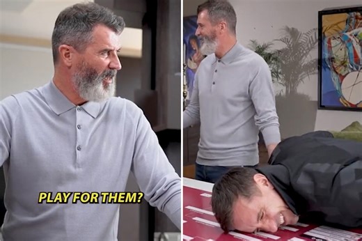 Keane leaves Neville and Richards in stitches with cheeky dig at Saudi Arabia